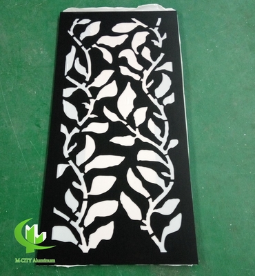 China Aluminum laser cut wall panel sheet for fence decoration perforated screen panel supplier