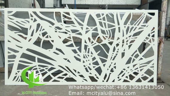 China Aluminum perforated screen for fence facade curtain wall with 2.5mm thickness metal panel supplier
