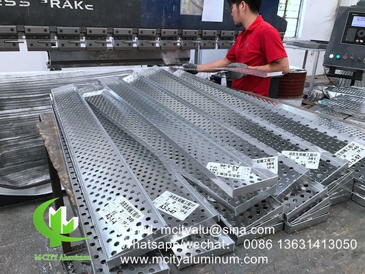 China Perforated aluminum sheet formed cladding panel metal panels solid supplier