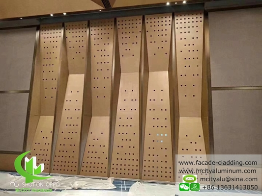 China Perforated aluminum sheet for Wall cladding metal curtain wall supplier