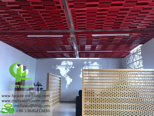 China custom made Aluminum ceiling perforated aluminum panel for ceiling decoration supplier
