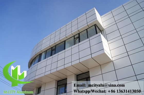 China Aluminum wall cladding Metal aluminium facade exterior cladding PVDDF supplier