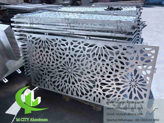 China Flower design Aluminum panels for hospital facade customized metal sheet China manufacturer supplier