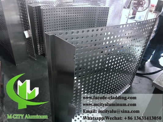 China Perforating Aluminium Sheet Metal Mesh For Wall Ceiling Facades supplier