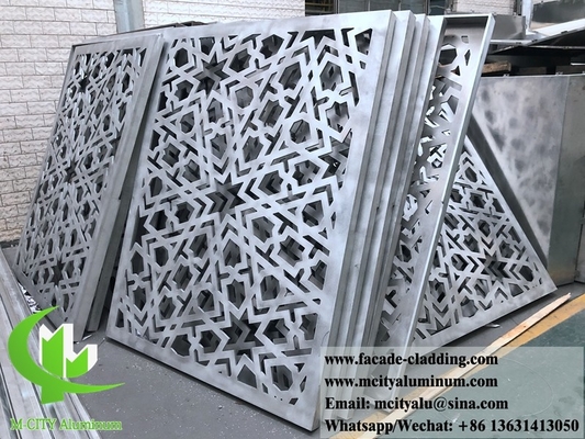 China 10mm laser cut Metal sheet aluminium panel facade cladding for facade exterior cladding supplier