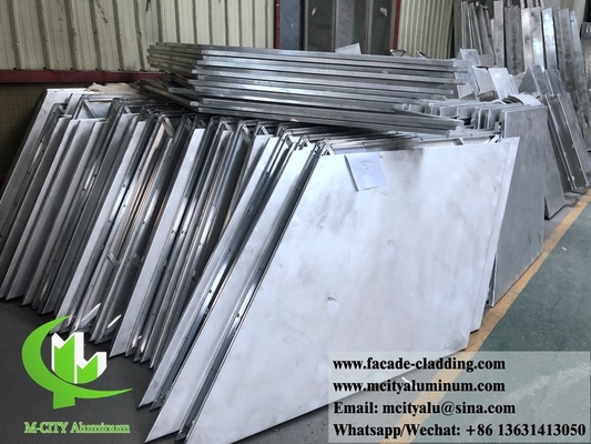 China Metal cladding supplier aluminum facade aluminum sheet for wall solid aluminum panel supplier