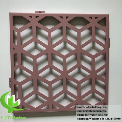 China Laser Cut Metal Screen Solid Aluminum Facade Design Metal Screen Interior Decoration supplier