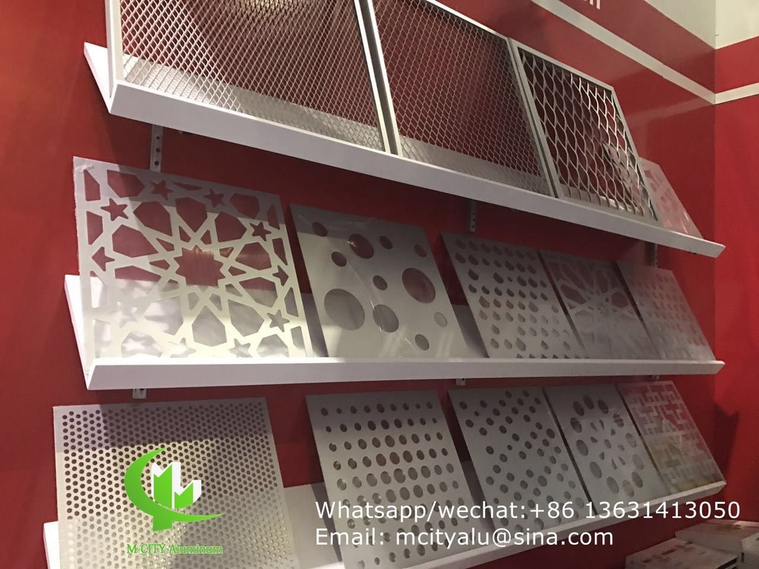 Aluminum Laser Cutting Panel For Fence Facade Curtain Wall With