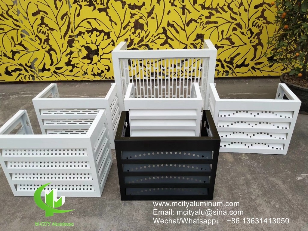 Air Conditioner Cover Aluminum Cover Metal Facade Cladding Bending