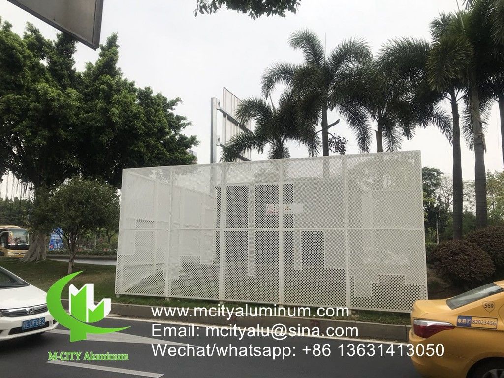 Aluminum Perforated Sheet For Facade Wall Cladding Panel Exterior
