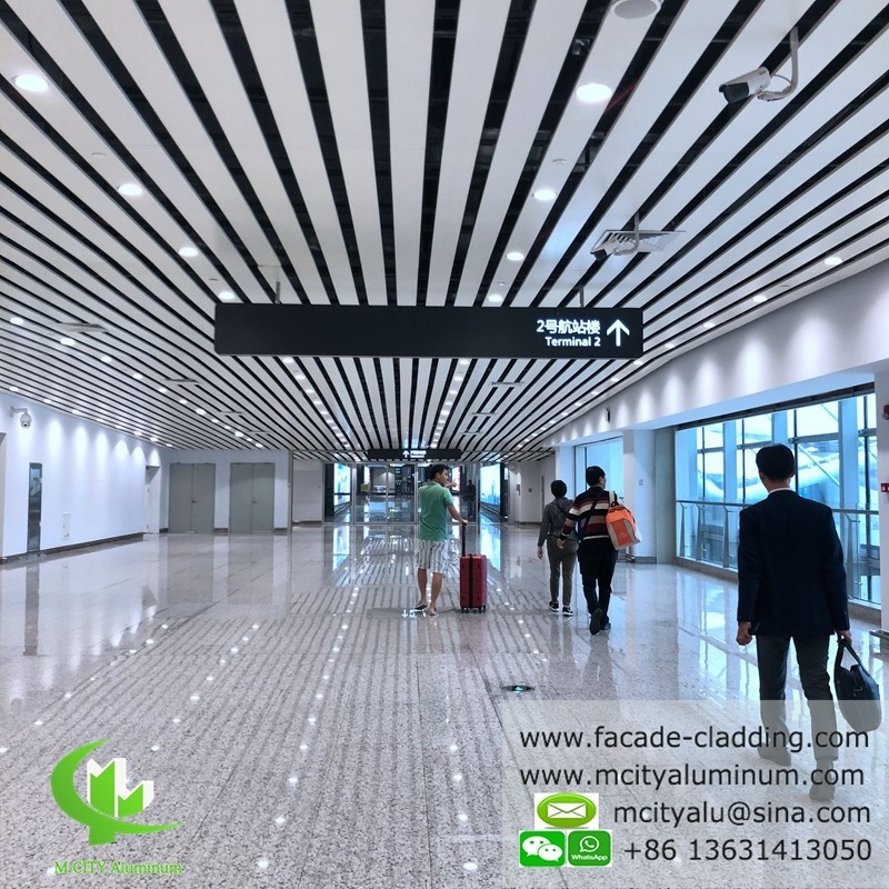 Aluminum Ceiling Tile Strip Ceiling For Interior And Exterior