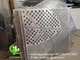 Aluminum perforated curved facade panel with 3mm formed metal sheet supplier