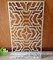 Aluminum laser cut panel sheet for lobby decoration with peacock pattern supplier