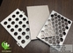 External Perforated Aluminum Panels Sliver Color For Facade For Handrail Solid Aluminum Cladding supplier
