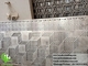 Perforated metal cladding aluminium facades metal screen with hollow design hexagon holes supplier