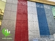 3mm metal facades aluminum wall cladding sliver color PVDF external wall facades supplier