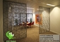 Exterior Wall Cladding Metal Aluminum Facades Perforated Design PVDF Sliver Color supplier