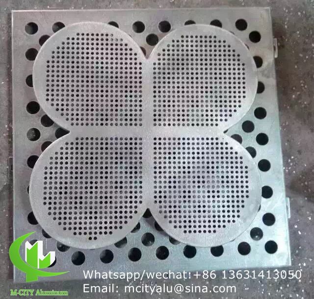 Aluminum Decorative Wall Panel For Screen With 2mm Metal Sheet 1m X 1m