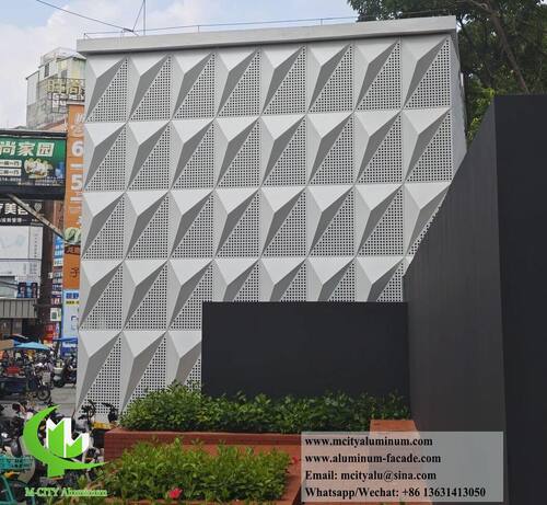 Latest company Solutions about Innovative 3D Architectural Aluminum Facade Cladding System