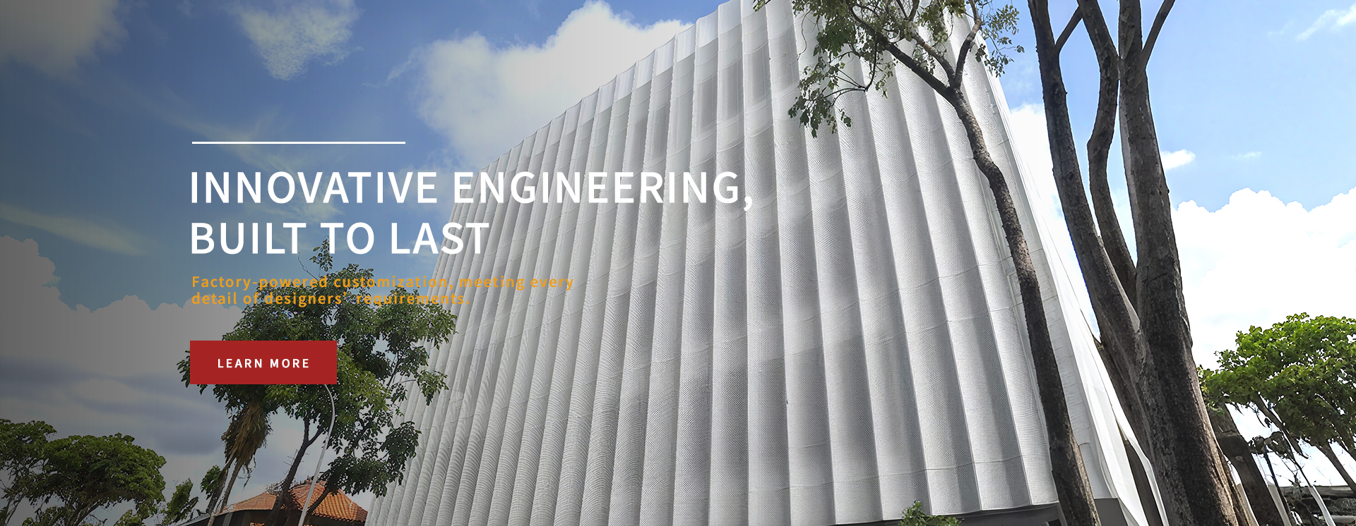 Quality Perforated Aluminum Facade factory