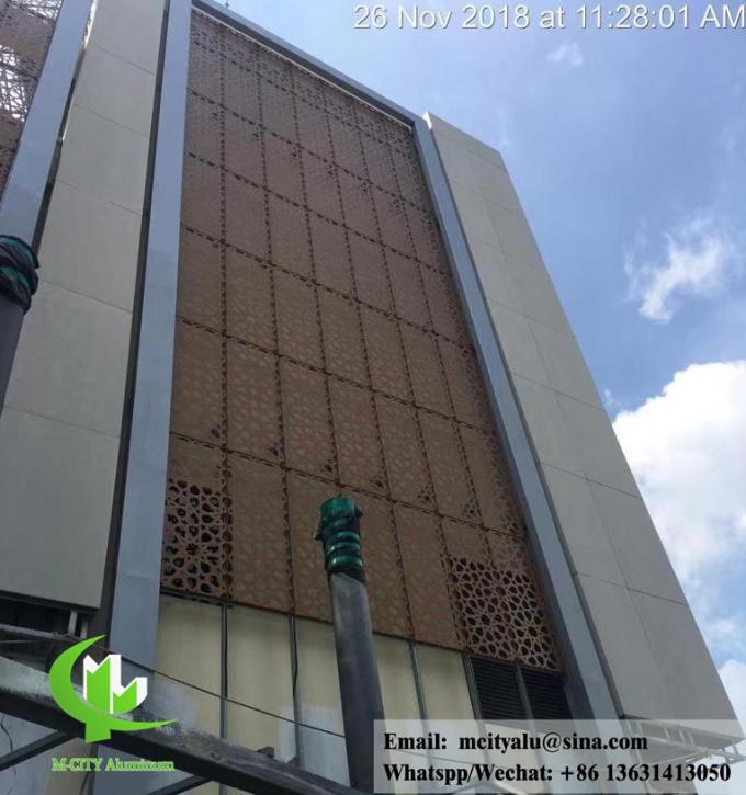 M-City aluminum finished the aluminum cladding mosque project in Singapore