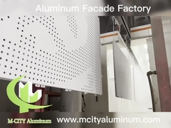 how to do the color for aluminum perforating cladding