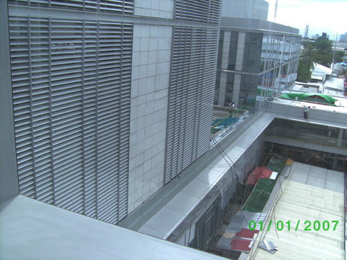 latest company news about M-CITY aluminum louver project in Manila, Philippines