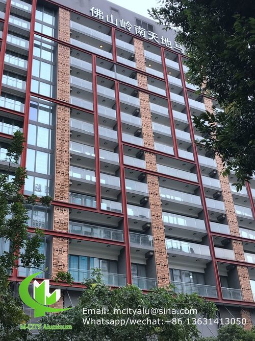 latest company news about aluminum cladding cover project in China