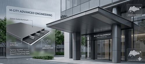 latest company blog about How to Design and Install Aluminum Rain Canopies: A Noise-Reduction & Durability Guide