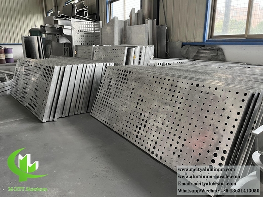 China Perforated metal cladding aluminium sheet facade system export quality 3mm supplier