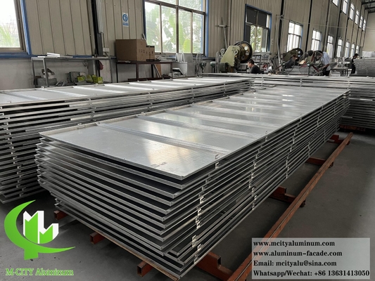 China Aluminum cladding panel metal sheet solid aluminum facade panel supplier