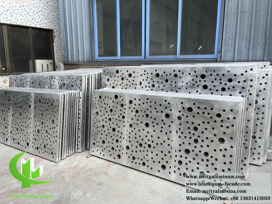 China Perforating Metal Screen Aluminium Sheet For Wall Cladding Ceiling Decoration supplier