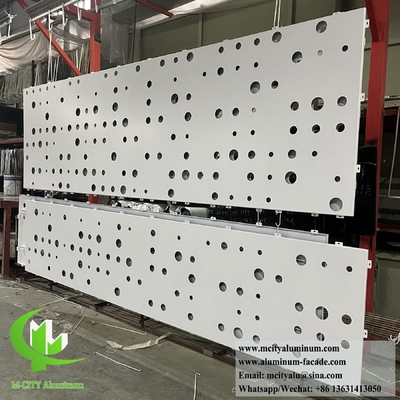 China High Durability Perforated Aluminum Facade with Alloy 1100/3003/5052 supplier