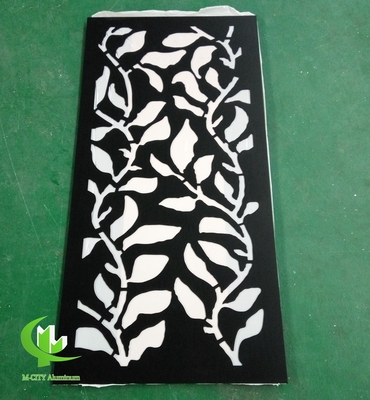 Aluminum laser cut wall panel sheet for fence decoration perforated screen panel