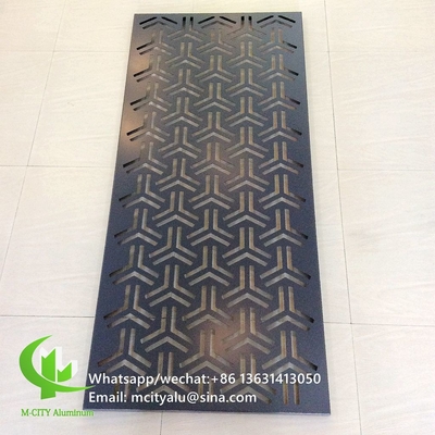 China China supplier 600x600mm aluminum perforated cladding panel for wall decoration bending shape supplier