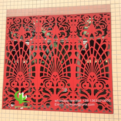 China Aluminum perforated panel cladding panel 2.5mm thickness for windows decoration supplier