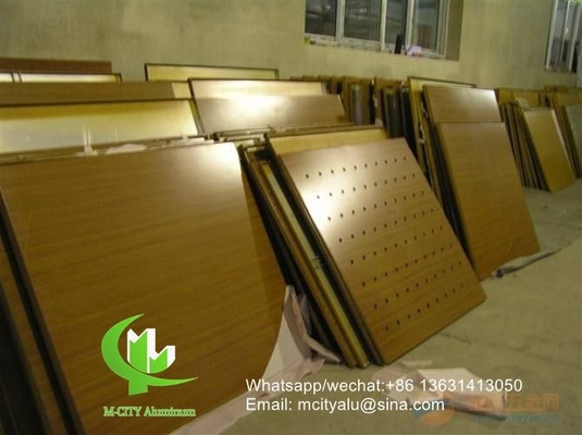 China perforated 2mm aluminum cladding panel with pvdf finish for facade curtain wall solid panel single panel supplier