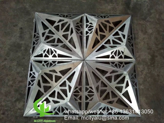 China Aluminum perforated curved facade panel with 3mm formed metal sheet supplier