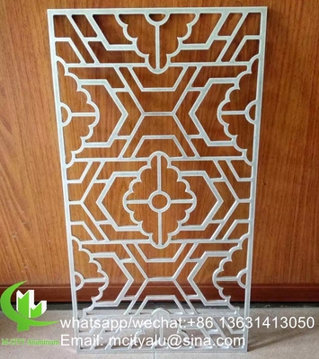 China CNC laser cutting panel Perforated panel 3mm Metal aluminum panel for window supplier