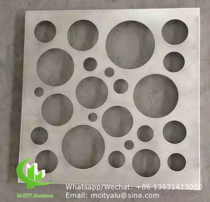 China Aluminum perforated panel for facade curtain wall with 2mm thickness pvdf paint supplier