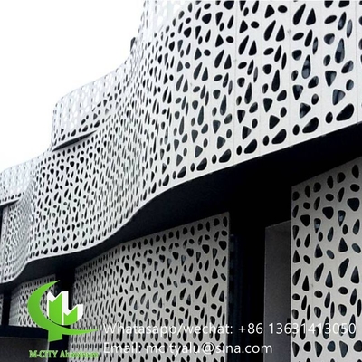 China perforated aluminum laser cut cnc aluminum screen sheet for wall cladding  decoration supplier