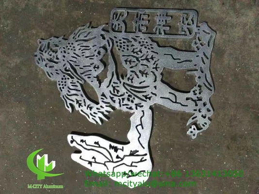 China Metal aluminum laser cutting panel with various design laser cutting panel for balcony facade window supplier