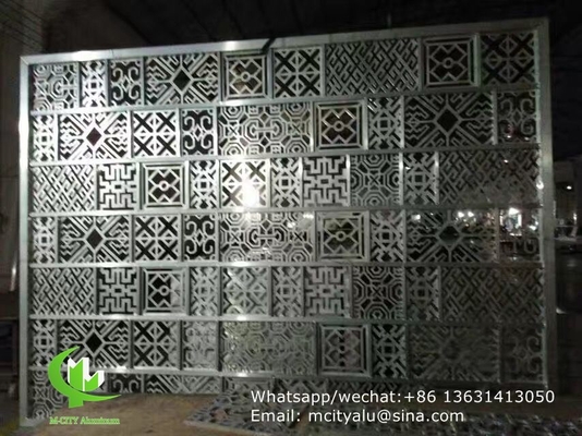 China 3003 Metal aluminium cladding panel for facade curtain wall  with 3mm thickness aluminum panel supplier