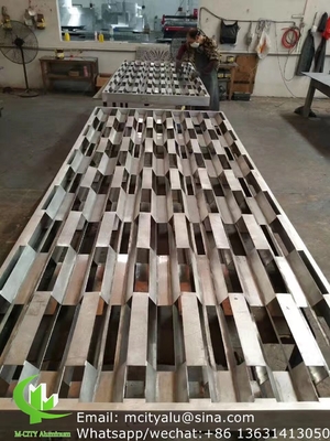metallic aluminum solid panel facade cladding bending sheet 2.5mm thickness for curtain wall facade decoration
