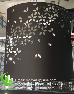 China China factory super durable powder coated Aluminum CNC laser cut decorative panel for facade wall panel cladding panel supplier