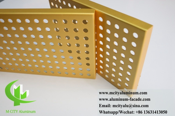China Architectural Metal Cladding Solid Aluminum Perforated Sheet For Buidling Decoration supplier