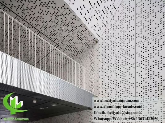 China Aluminium Perforating Metal Facades Aluminum Wall Cladding Panels supplier