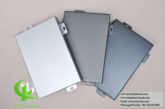 Waterproof Metal Cladding Panel Aluminum Facades Solid Aluminum