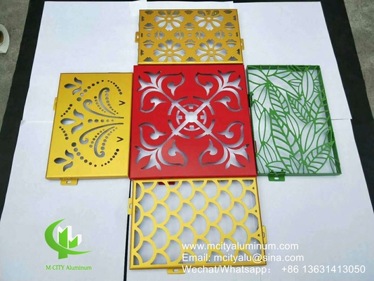 China aluminum punching panel  facade wall cladding panel exterior building cover for building or ceiling supplier