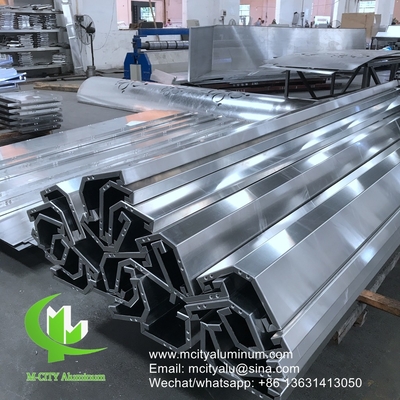 single panel aluminum solid panel Aluminum facade wall panel cladding panel with bracket